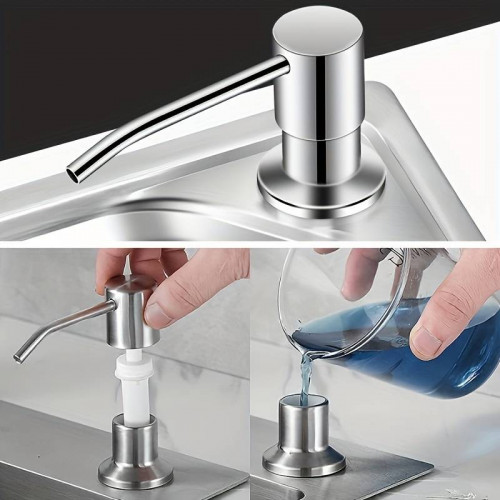 Sink soap dispenser