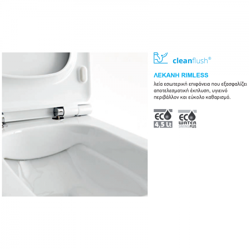 Teorema Clean Flush White Matt