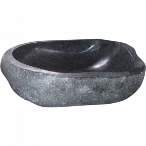 Natural Lavabo Large Cut River Stone